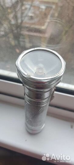 Фонарик алюминиевый СССР