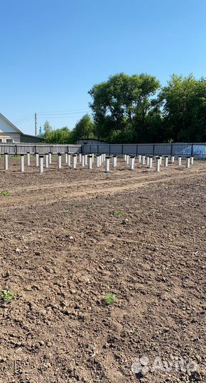 Железобетонные сваи под ключ установка