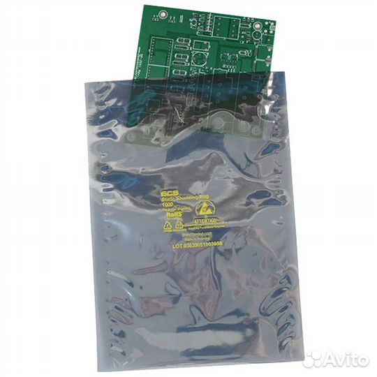 Антистатический пакет для электроники, плат 31x40