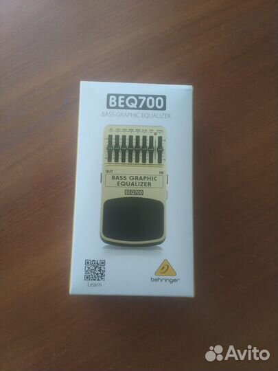 Педаль для бас-гитары behringer beq700