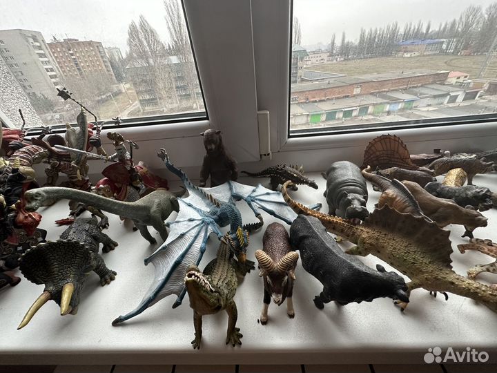 Фигурки schleich, фигурки papo