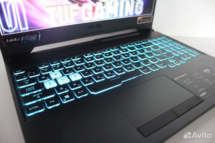 Игровой Asus Tuf 6ядер GTX1650 SSD IPS 144Hz 16озу