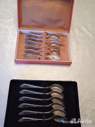 Ложки кофейные мельхиоровые (СССР)