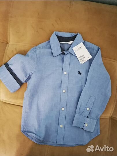Рубашка для мальчика h&m, 104