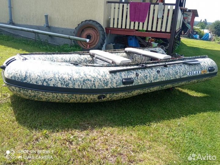 Моторная лодка Solar 420 jet tunnel