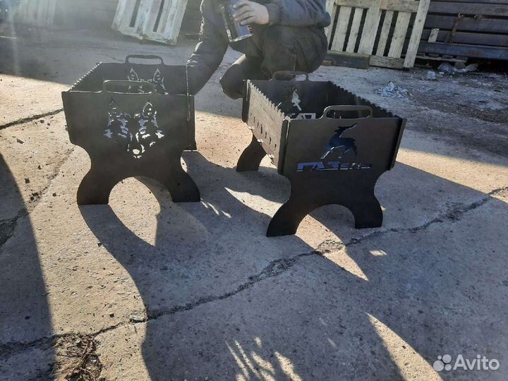 Мангал разборный 3 мм (газель)