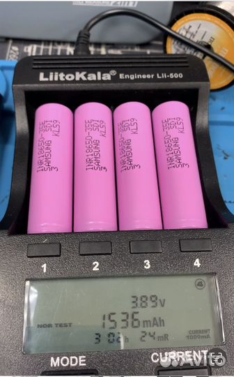 Samsung 1500mAh, Аккумуляторы 18650