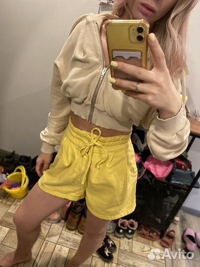 Джинсовые шорты Zara xs