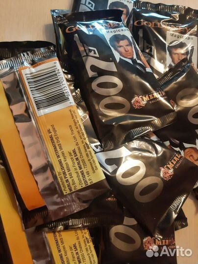 Запечатанные пакетики с фишками