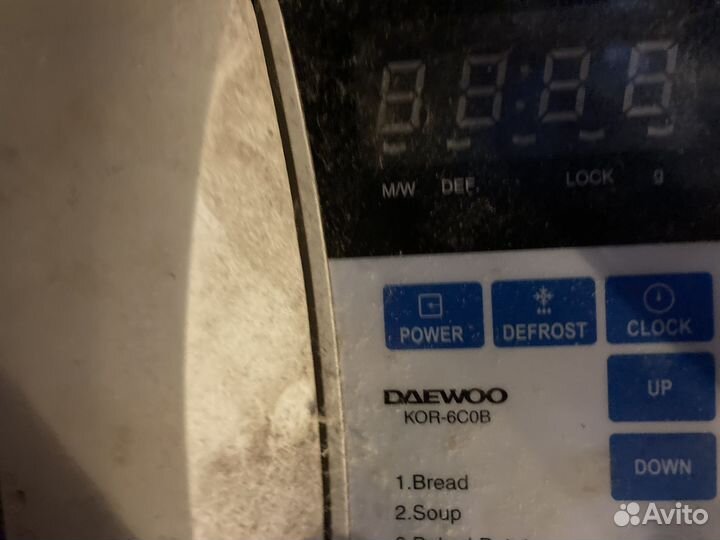 Свч микроволновая печь на запчасти