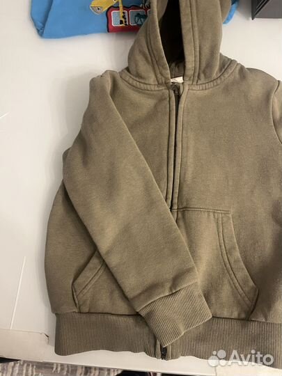 Кофта на молнии с капюшоном 92