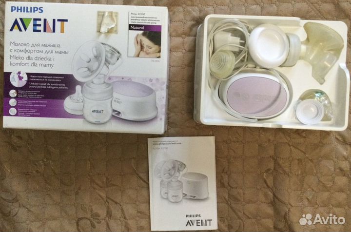 Молокоотсос электрический avent philips