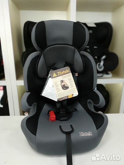 Автокресло 9-36кг Zlatek fregat серый