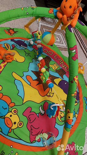 Развивающий игровой коврик 0+