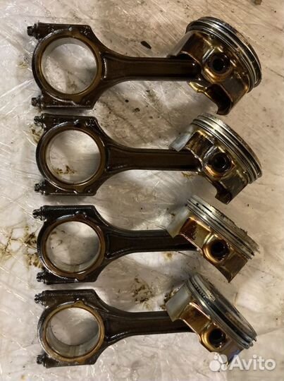 Шатуны колен вала поршень ваз 1118 2170 2190