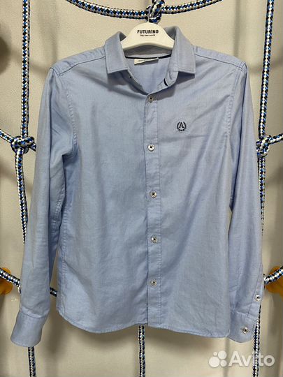 Рубашка школьная на мальчика 128