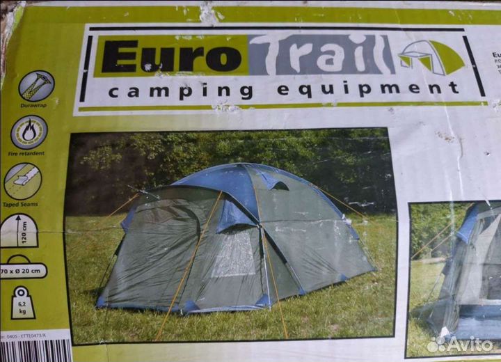 Палатка 4х местная с тамбуром