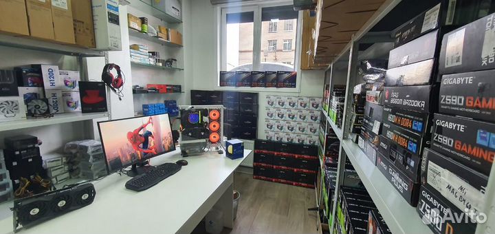 Игровой пк Ryzen 5 2600/16Gb/SSD 500Gb/GTX 1660S