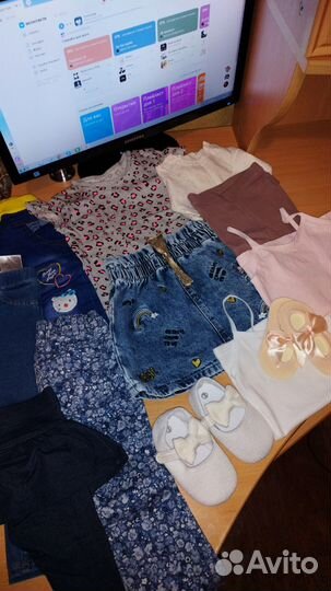 Вещи пакетами на девочку