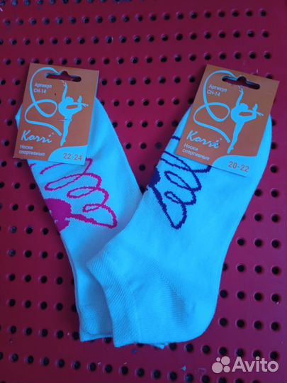 Носки спортивные на девочку