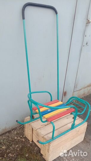 Детские зимние санки