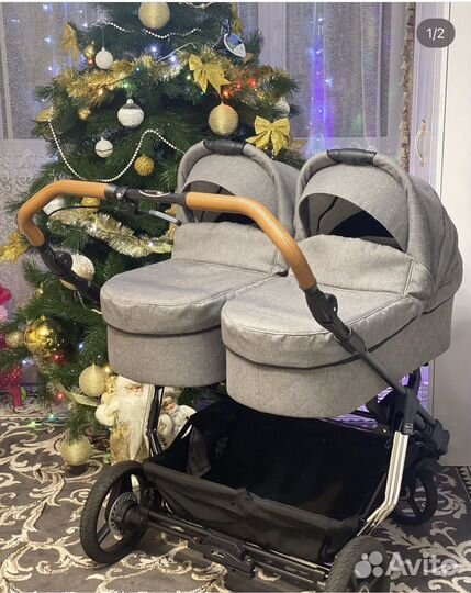 Коляска для двойни