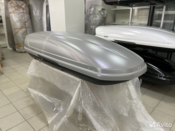 Автобокс Voyage 520л 205см цвет Серый матовый