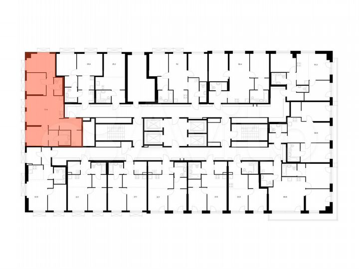 3-к. квартира, 72,8 м², 6/31 эт.