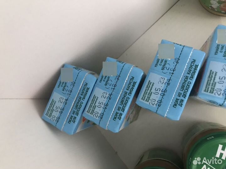 Детское питание пюре овощное Heinz и др