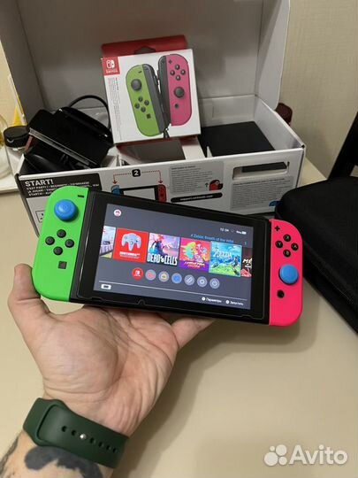 Портативная игровая приставка Nintendo switch