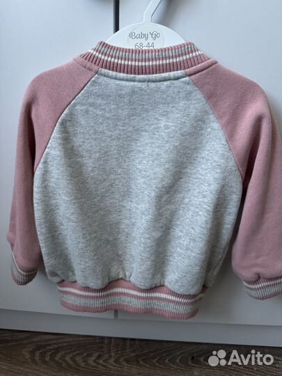 Свитшот детский 80 для девочки кофта бомбер