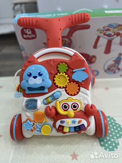 Ходунки каталка и столик 2 в 1