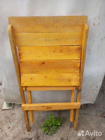 Стул складной деревянный