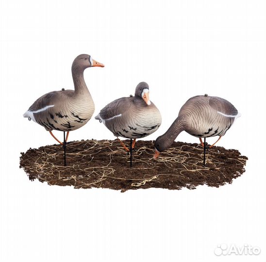 Чучела гуся Softplast 3D (комплект 10шт)