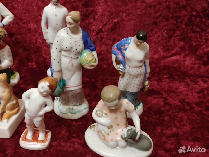 Фарфоровые статуэтки СССР лфз, ликбез с бабушкой