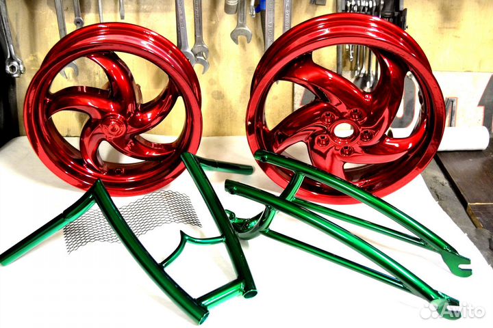 Покраска пескоструйка Велосипедная рама