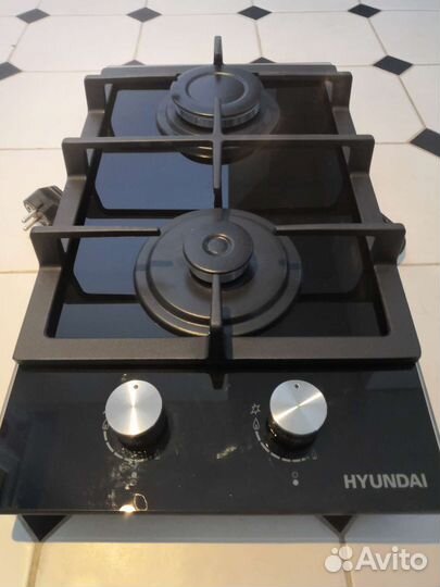 Газовая варочная панель Hyundai, 2 конфорки