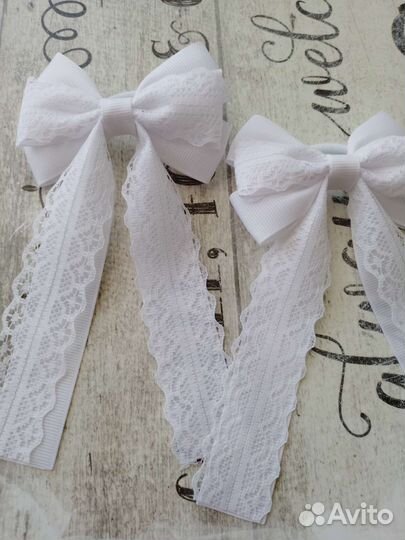 Бантики на косички в школу