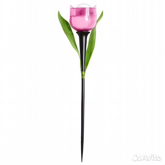 Светильник на солнечной батарее uniel Pink Tulip 3