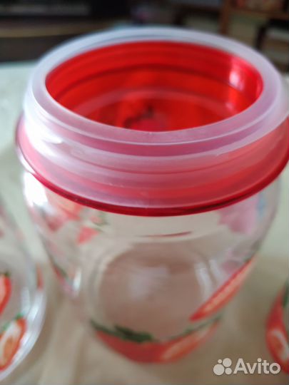 Банки для хранения Olaff, стекло, комплект