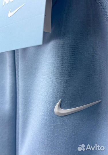 Зип худи Nike Tech Fleece Nocta голубая