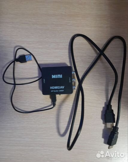 Переходник hdmi на тюльпаны