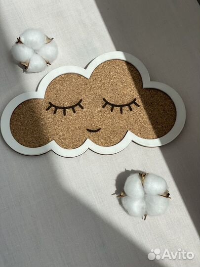 Декор пробковое Облачко