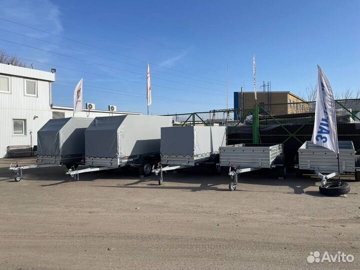 Прицеп легковой одноосный, длина кузова 2м