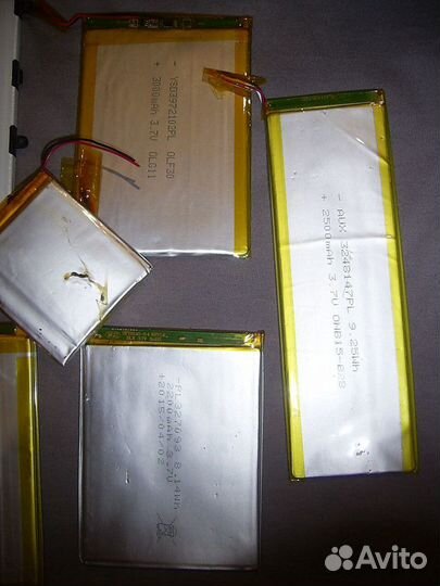 Аккумуляторы для мп3 плееров, планшетов 3.7V