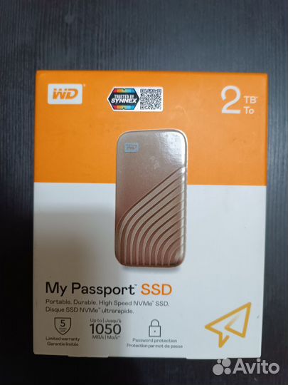 SSD WD 2TB My Passport SSD USB 3.2 Gen 2