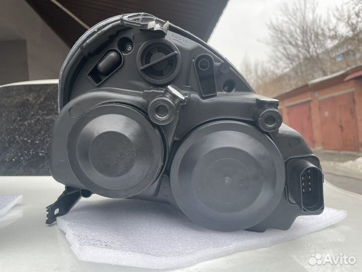 Фары LADA Priora черные с линзой