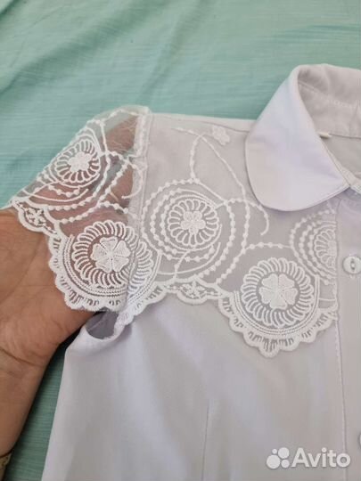 Блузка школьная 122 128