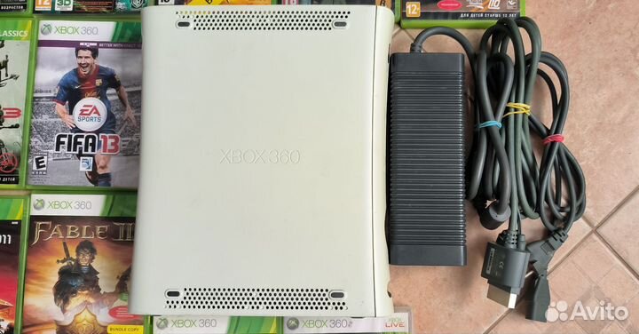 Xbox 360 Fat с играми