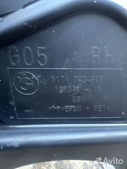 Передний правый подкрыльник bmw х5 g05